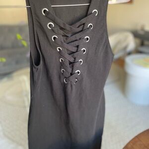 Black tank dress
